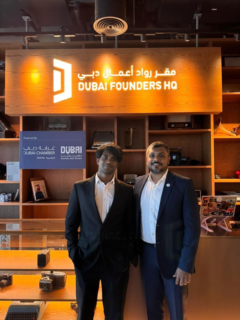 Neural Ledger team members at Dubai Founders HQ